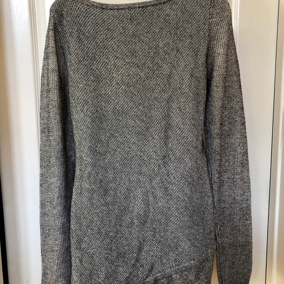 White House Black Market Metallic Silver Top - Picture 2 of 8